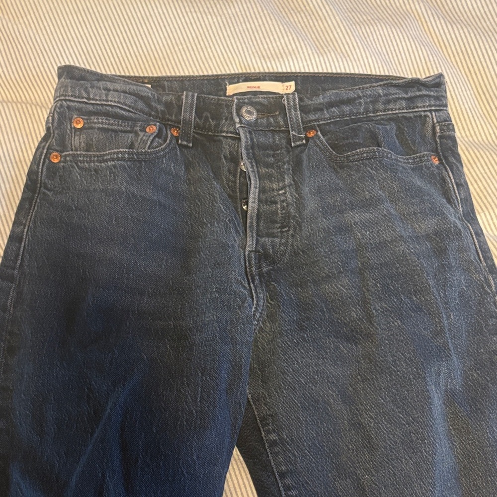 Men's Dark Blue Denim Jeans